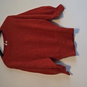 Women's Orange Sweater Moth by anthropologie